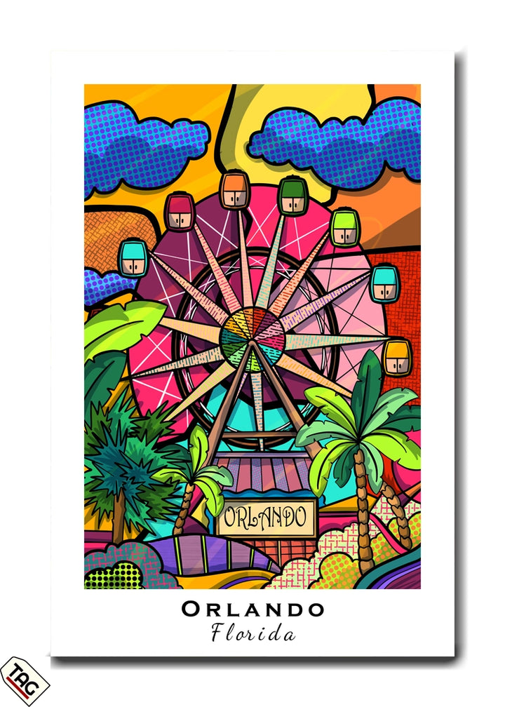 Orlando's Ferris Wheel – A Vibrant View of Fun