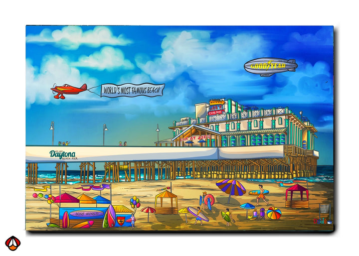 Daytona Beach Pier – A Vibrant Beach Day