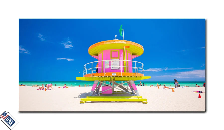 Vibrant Beach Days - Coastal Life Wall Art