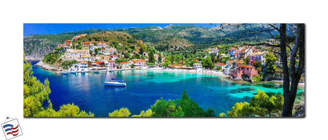 Idyllic Paradise - A View of Assos Village