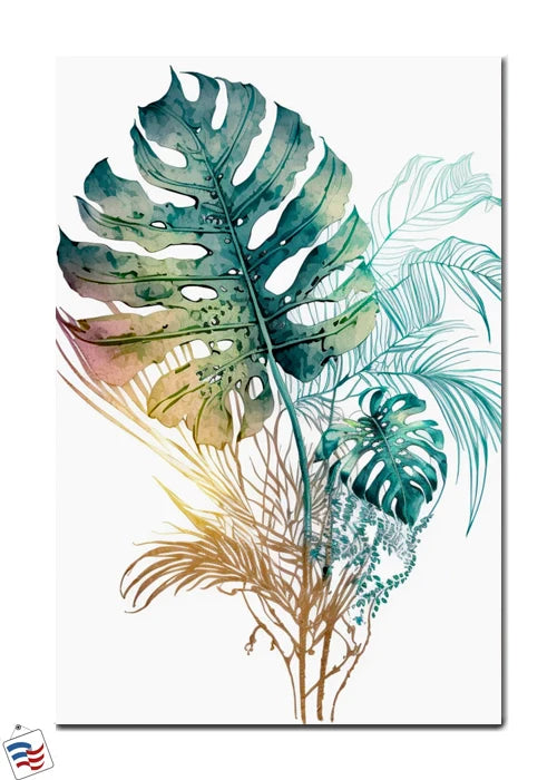 Tropical Serenity - A Minimalist Oasis