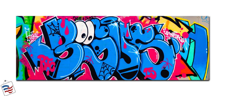 Urban Expression - Vibrant Graffiti Art