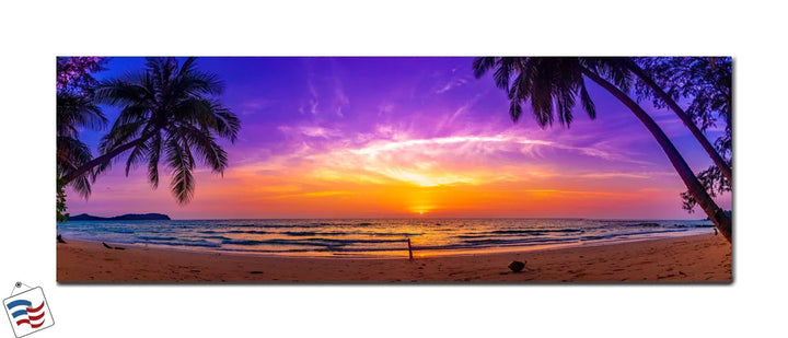 Tropical Serenity - Sunset on the Shore