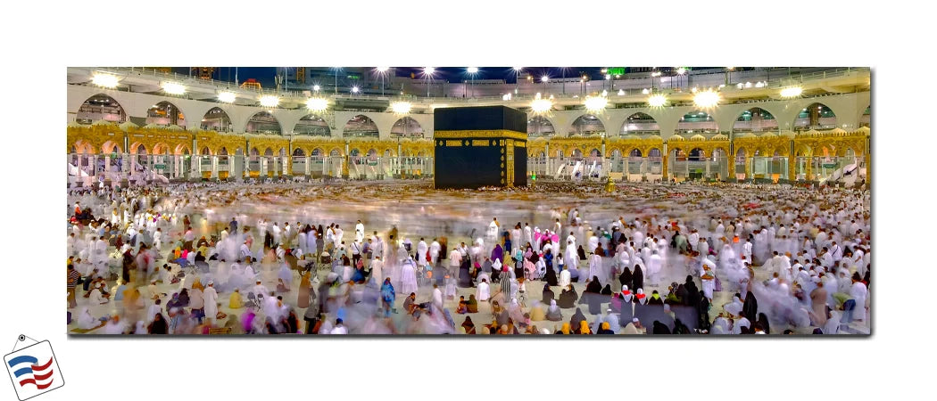 Divine Connection - Pilgrims at the Kaaba