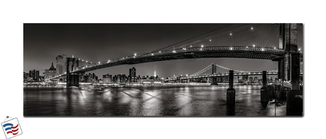 Timeless Elegance - Brooklyn Bridge in Black and White