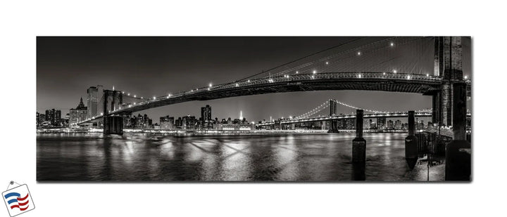 Timeless Elegance - Brooklyn Bridge in Black and White