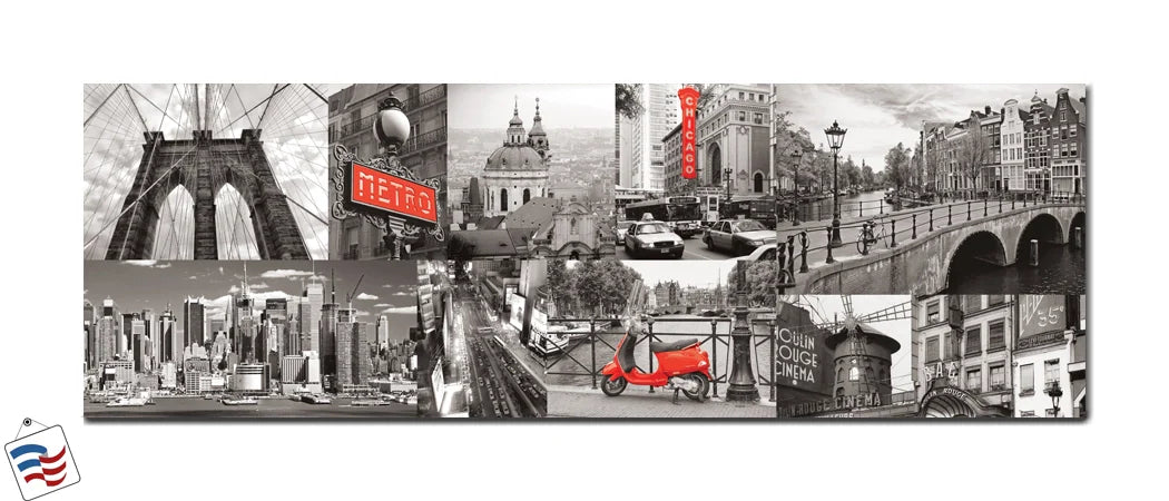 Global Landmarks - A Journey in Black and White