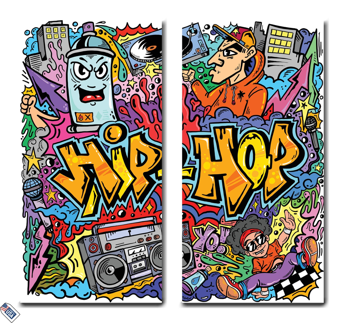 Hip Hop Vibes - Premium Wall Art