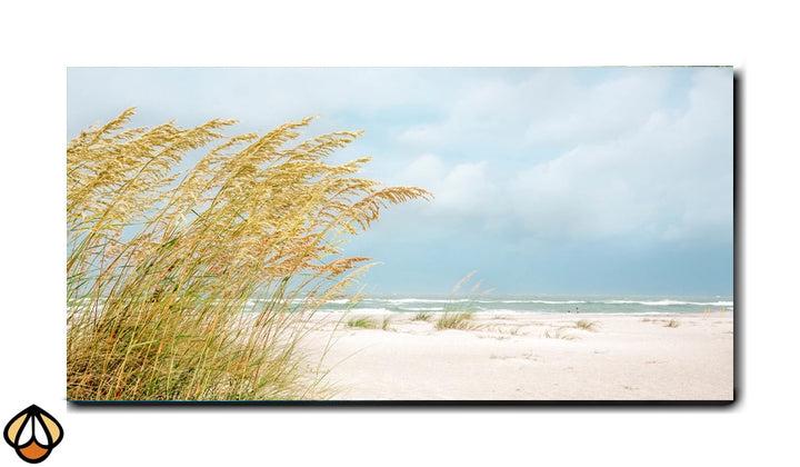 Golden Breeze - Windswept Beach Serenity Wall Art