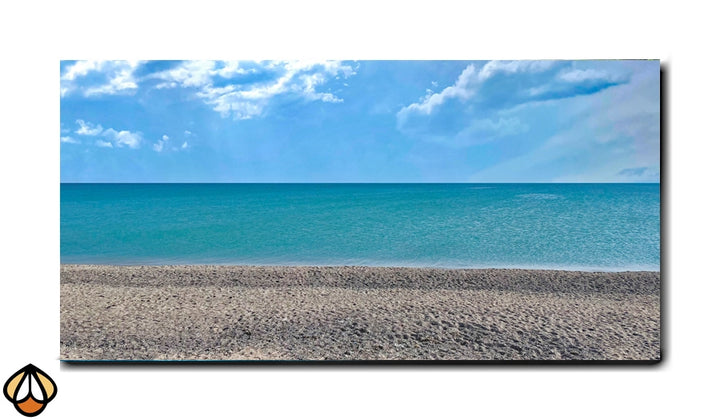 Endless Horizons - Serene Beachfront Wall Art