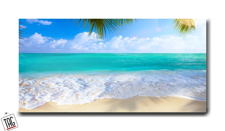Azure Waves - Tropical Escape Canvas Art