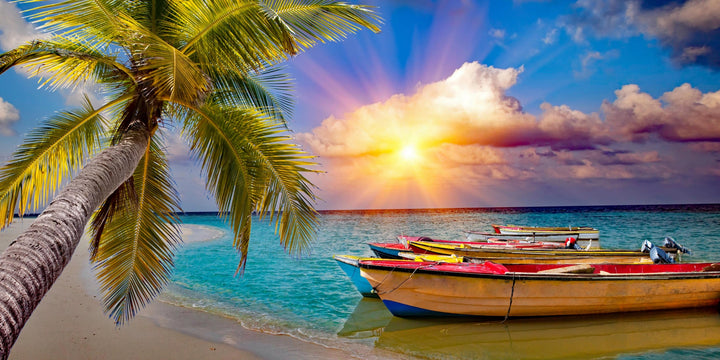Sunlit Paradise - Coastal Bliss Canvas Art