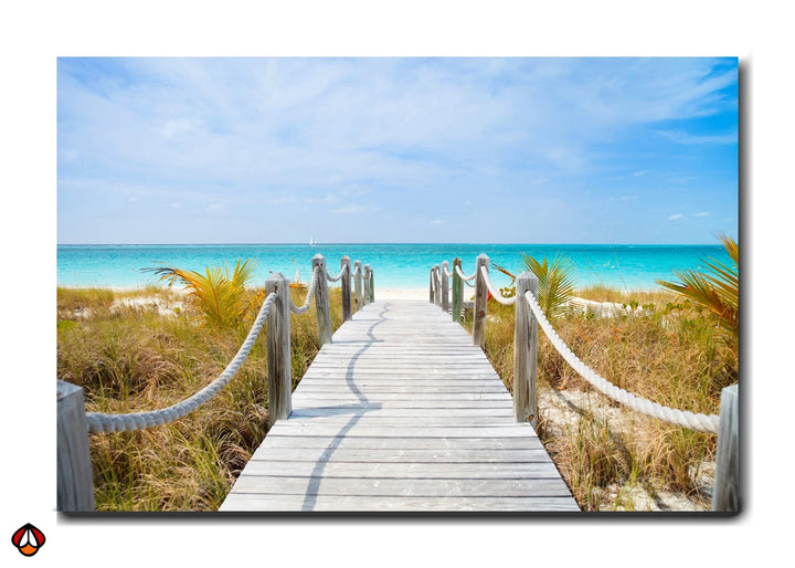 Serene Pathway to Paradise - Premium Wall Art