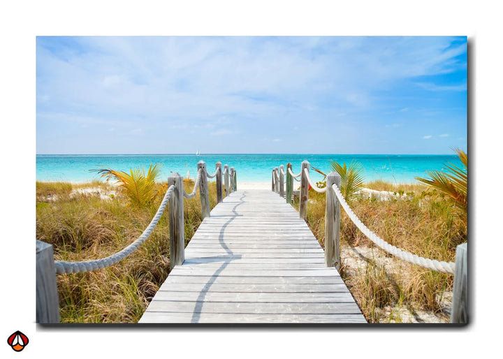 Serene Pathway to Paradise - Premium Wall Art