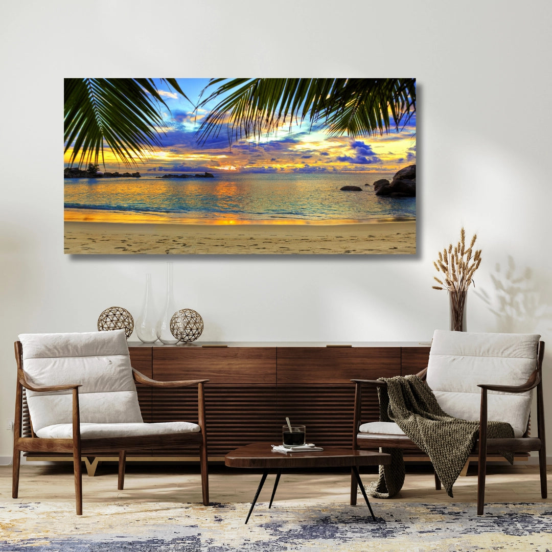 Golden Horizon - Sunset Reflection Artwork