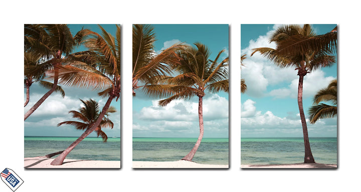 Tropical Breeze - Premium Triptych Wall Art