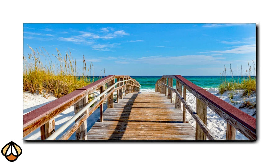 Beach Pathway - Wooden Walkway to Paradise Wall Art