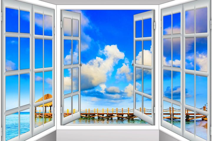 Dockside Tranquility - A View of Coastal Bliss