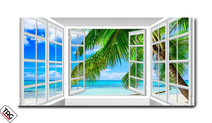 Ocean Bliss - A Window to Tropical Dreams