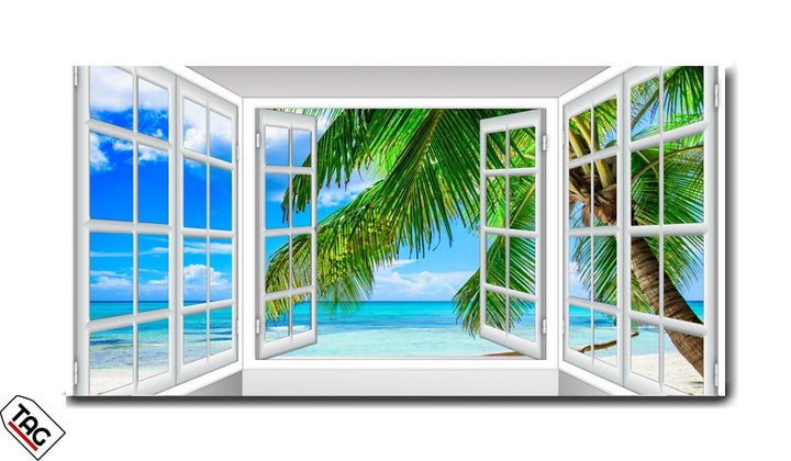 Ocean Bliss - A Window to Tropical Dreams