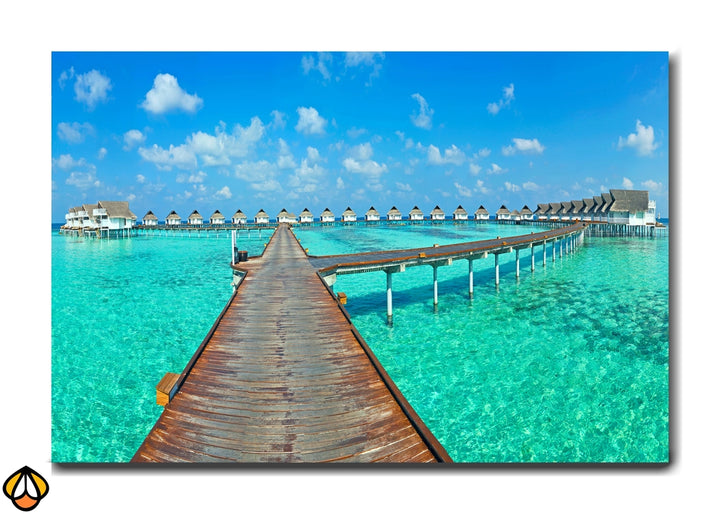 Overwater Paradise - Premium Wall Art