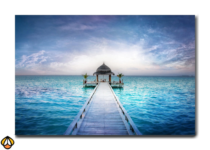 Ocean Pavilion Bliss - Premium Wall Art