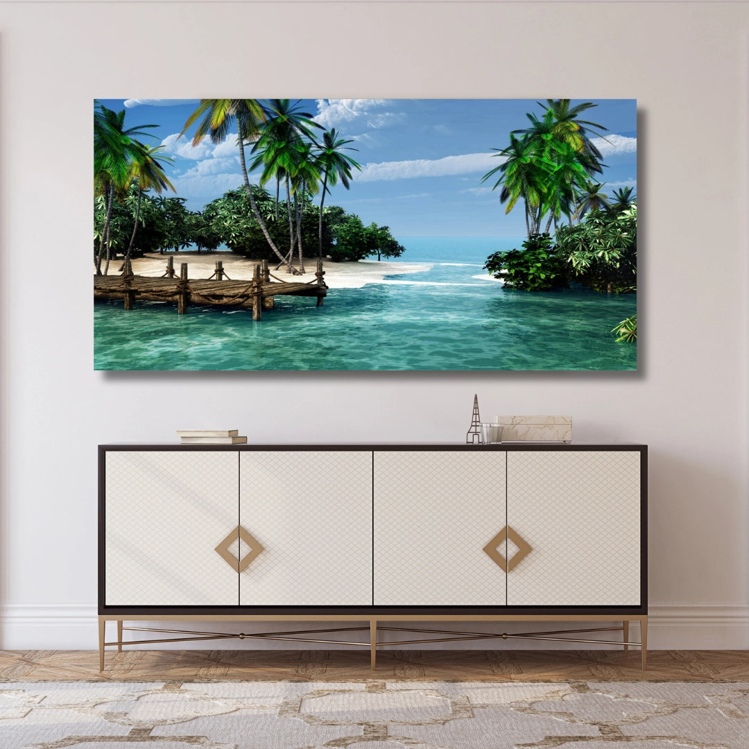 Tropical Escape - Secluded Island Paradise Wall Art