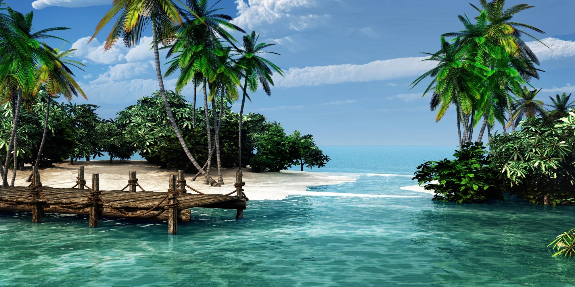 Tropical Escape - Secluded Island Paradise Wall Art