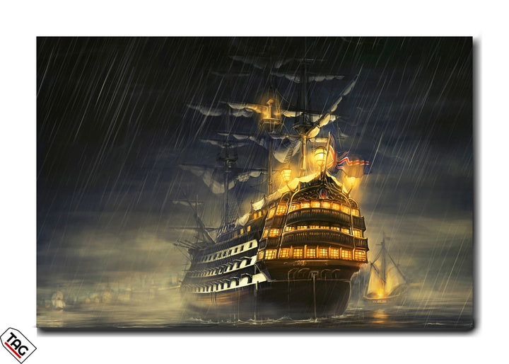 The Illuminated Voyage - A Ship in the Storm