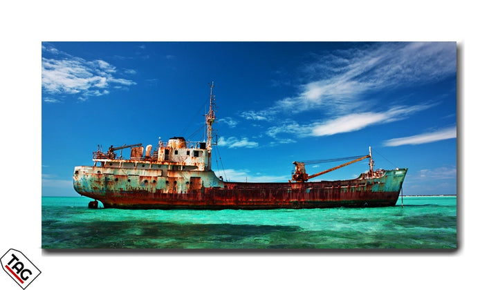 Rustic Beauty - Shipwreck in Crystal Waters