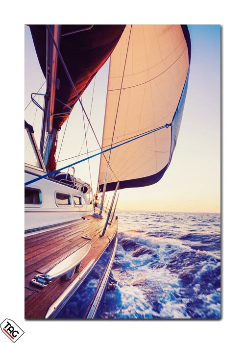 Sailing Serenity - A Journey at Sunset