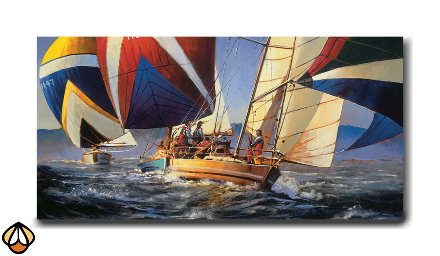 Racing Winds - Vibrant Sailing Regatta