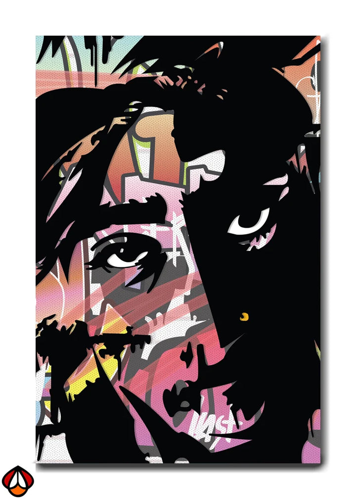 Urban Expression - A Graffiti Silhouette Masterpiece