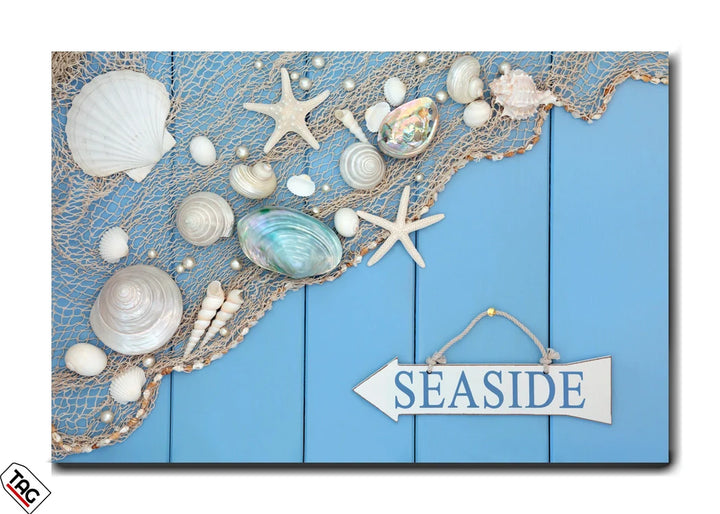Seaside Bliss – Ocean Treasures on Blue
