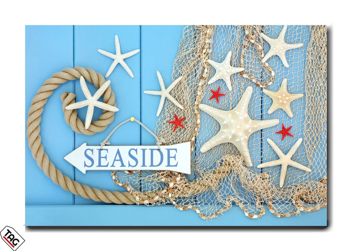 Seaside Dreams – Starfish on a Nautical Net