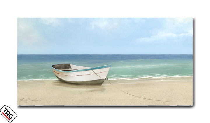 Coastal Calm - Seaside Boat on the Shore