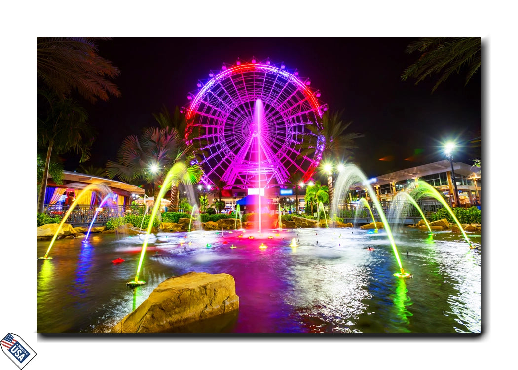Orlando Eye at Night – A Dazzling Skyline View