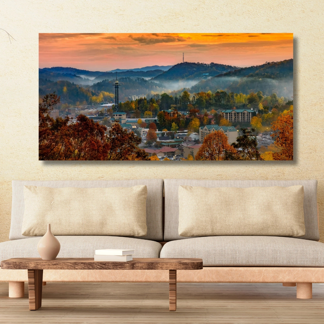 Gatlinburg at Sunrise – A Serene Mountain Escape