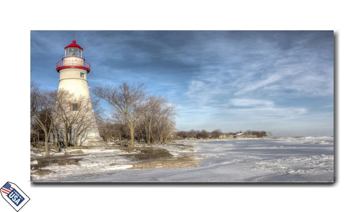 Winter's Watch - Coastal Lighthouse Serenity