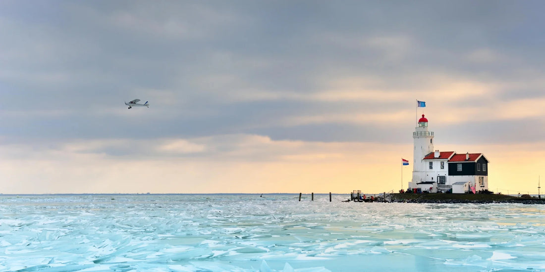 Beacon on the Ice - Winter Tranquility