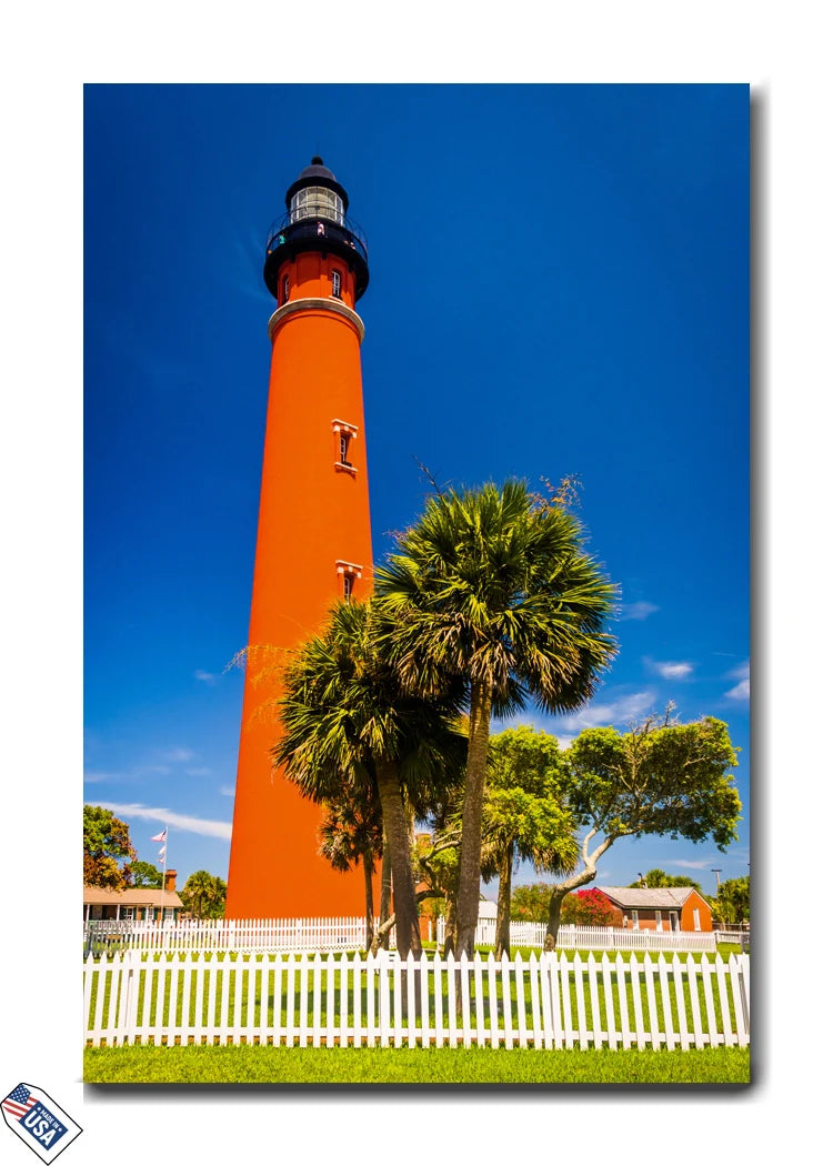 Beacon of Sunshine - Red Lighthouse Masterpiece