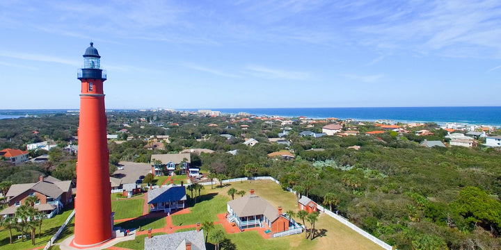 Guiding Heights - Aerial Lighthouse View