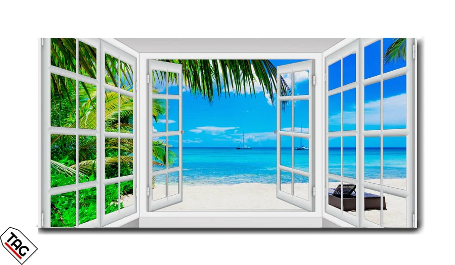 Ocean Serenity - Open Window Beach View