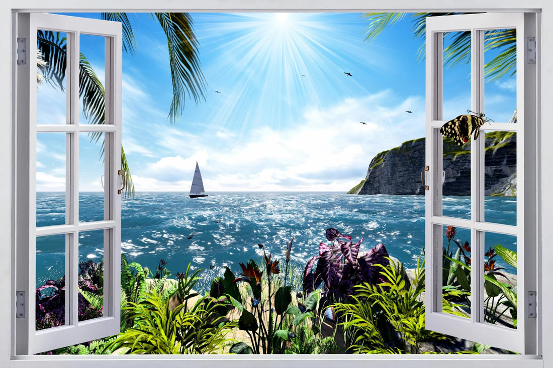 Ocean Bliss - A Window to Serenity