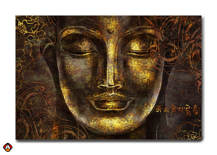 Golden Tranquility - Buddha's Serenity