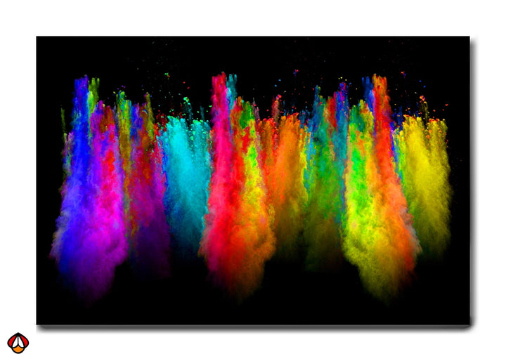 Spectrum Burst - Abstract Wall Art