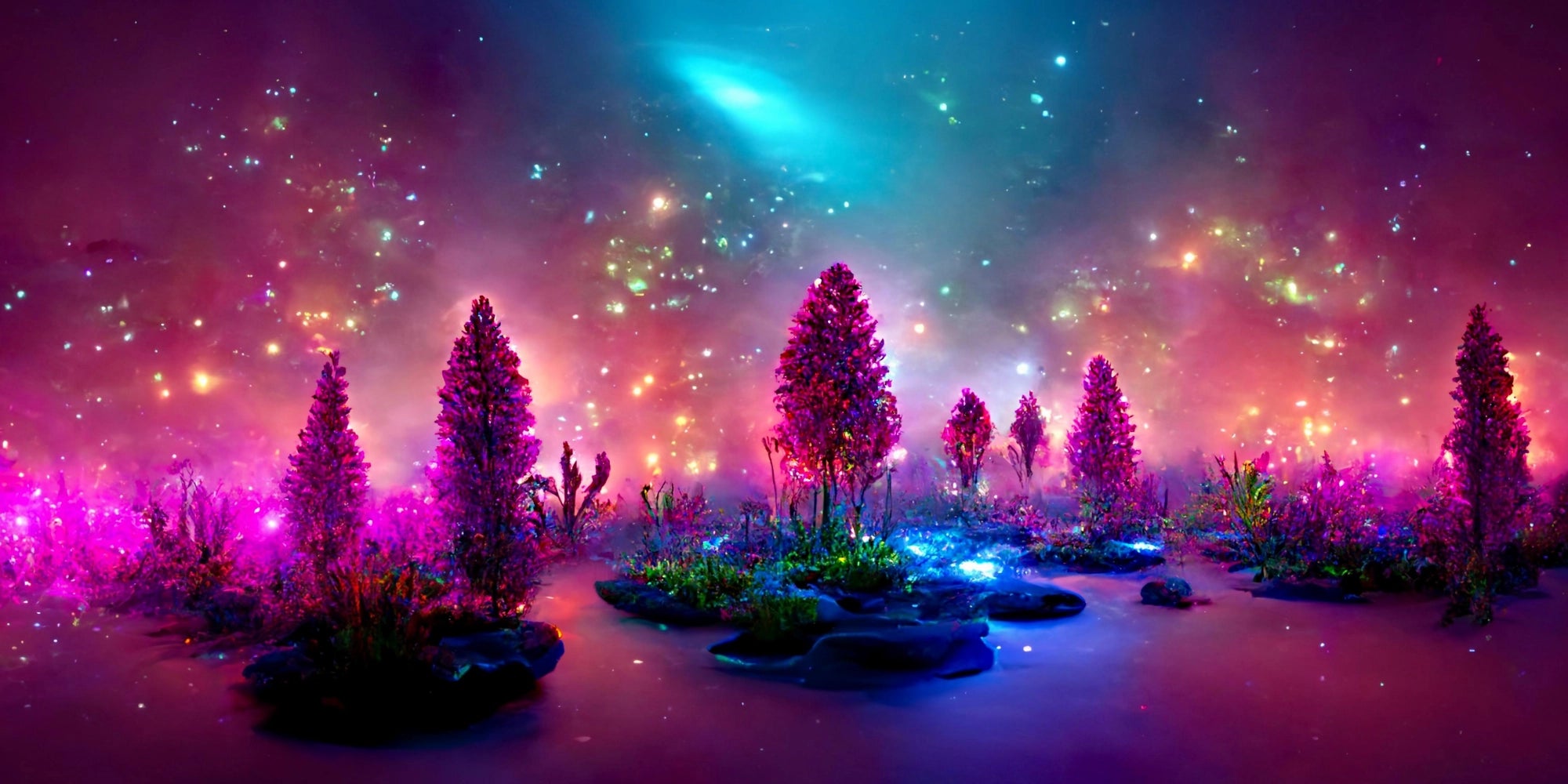 Dreamscape Grove - A Cosmic Forest Adventure