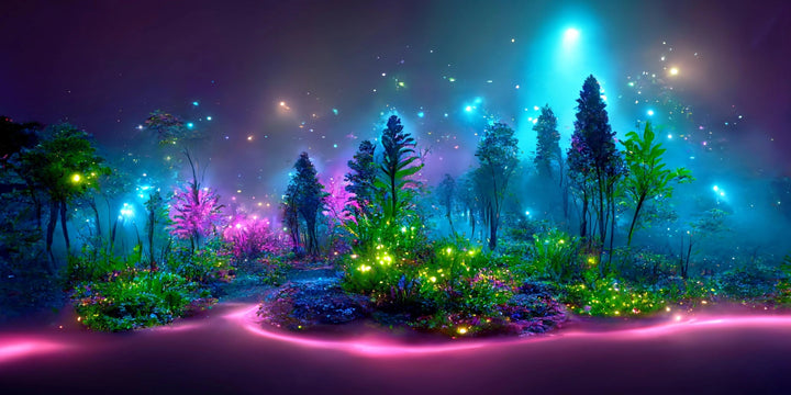 Enchanted Bioluminescent Haven