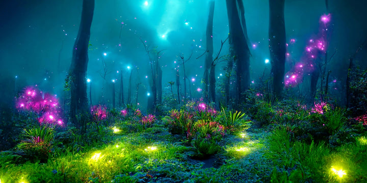 Mystical Forest of Lights