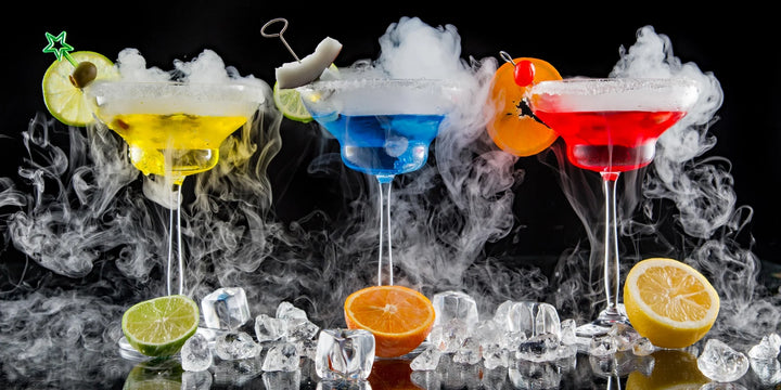 Mystical Colors - Vibrant Cocktails in Motion